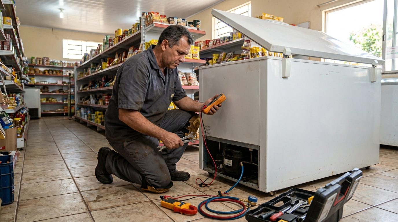 Manutenção em Motor Ventilador em Maringá‑PR